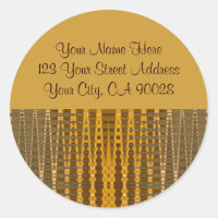 Gold Address Labels
