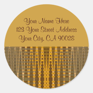 Gold Address Labels