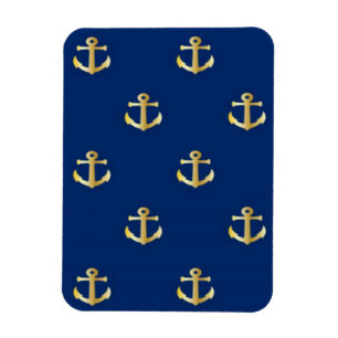 Gold Anchor Flexi Magnet