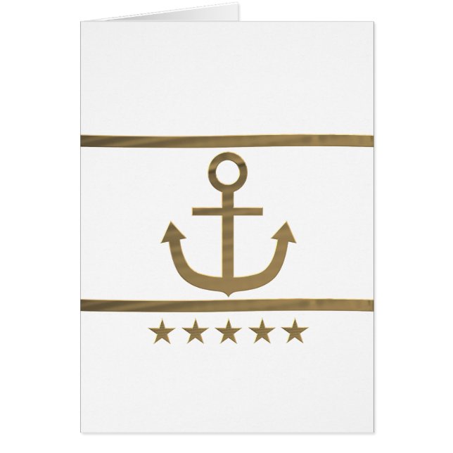 gold anchor happiness symbol (Front)