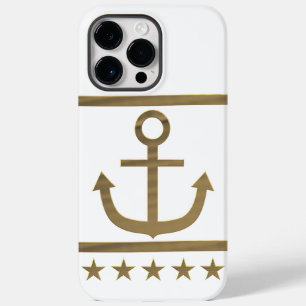 gold anchor happiness symbol  Case-Mate iPhone 14 pro max case