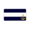 Gold anchor nautical stripes