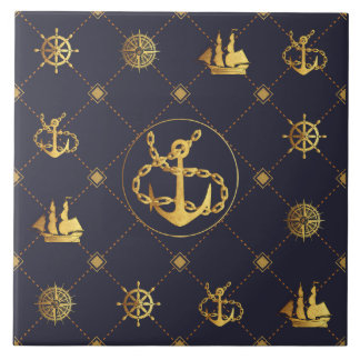 Gold Anchor Tile