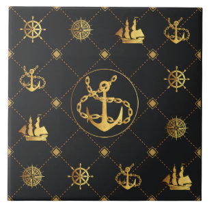 Gold Anchor Tile
