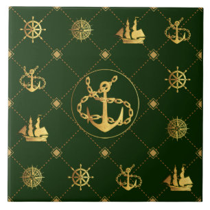 Gold Anchor Tile