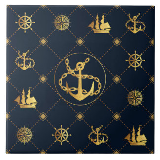 Gold Anchor Tile