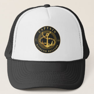 Gold Anchor Trucker Hat