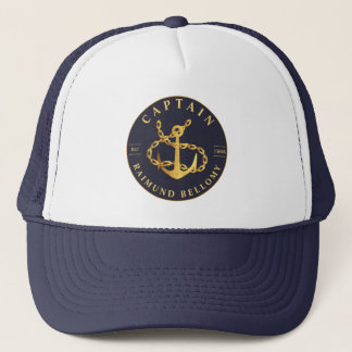 Gold Anchor Trucker Hat