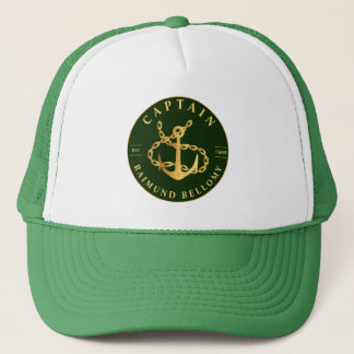 Gold Anchor Trucker Hat