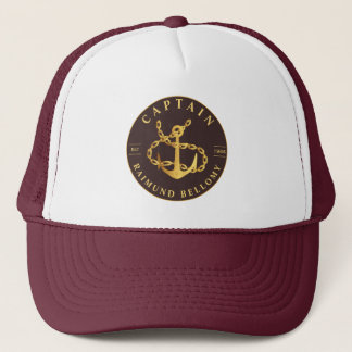 Gold Anchor Trucker Hat