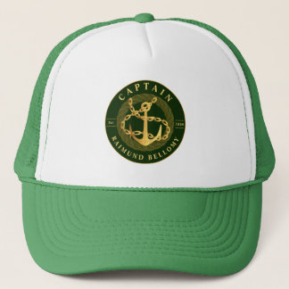 Gold Anchor Trucker Hat