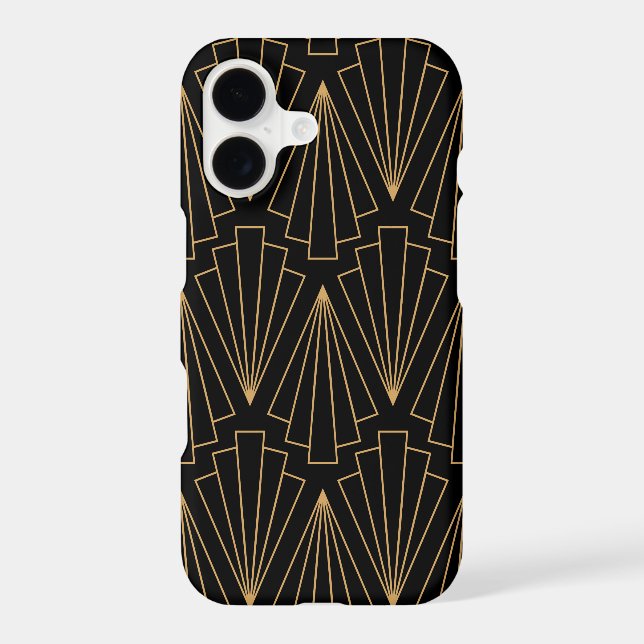 Gold and Black Art Deco Pattern (Back)