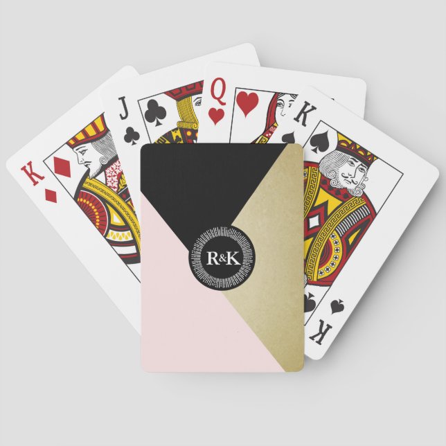 Gold and Black Bicycle® Poker Playing Cards (Back)