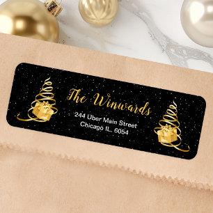 Gold and Black Christmas Gift