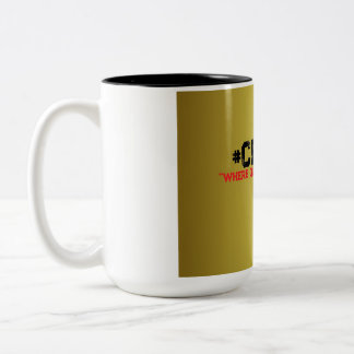 Gold and Black Coffee Mug