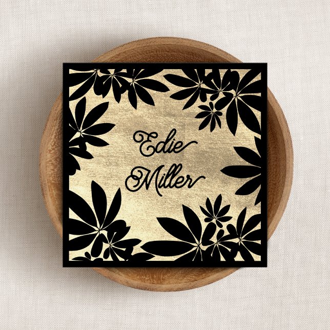  Gold and Black Floral  (Creator Uploaded)