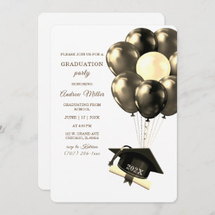 Gold and Black Graduation Template