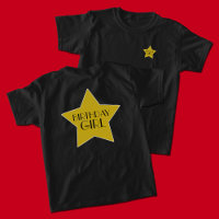 Gold And Black Hollywood Stars Birthday
