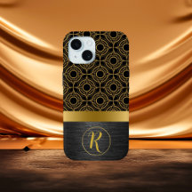 Gold And Black Luxury Art Deco