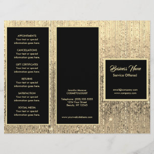 Gold and Black Menu & Pricing