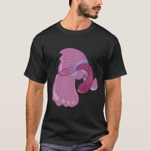 Gold And Blue Betta Fighting Fish T-Shirt