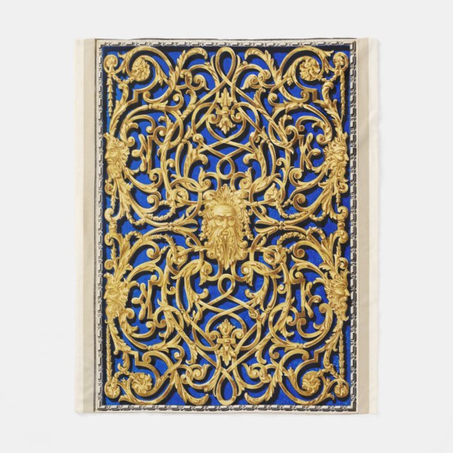 Gold and Blue blanket (Front)