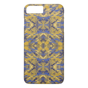 Gold and Blue Splash iPhone 8 Plus/7 Plus Case