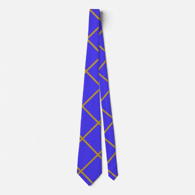 Gold and Blue Tie (Front)