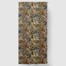 Gold And Brown Paisley 