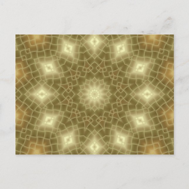 Gold and Brown Postcard (Front)