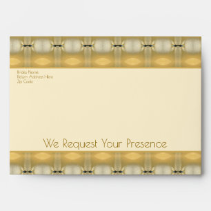 Gold and cream elegant  envelope