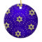 Gold and Crystal Star of David Hanukkah Ornament