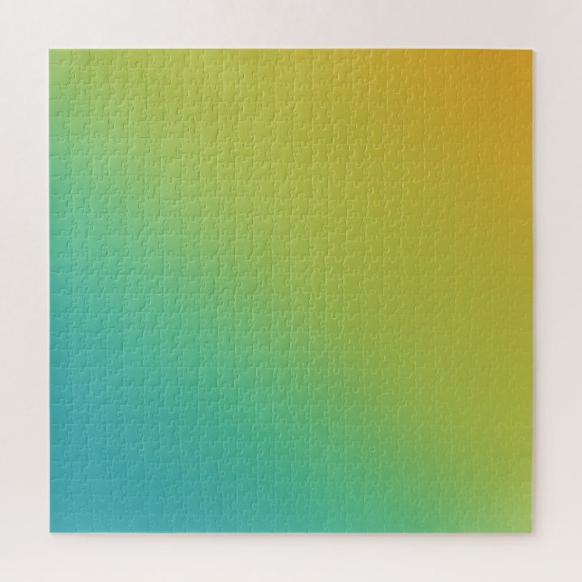  Gold and Emerald Gradient Puzzle (Vertical)