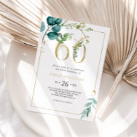 Gold and Eucalyptus 60th Birthday Party