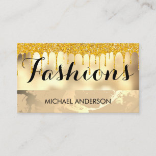 Gold and Glitter Business Card