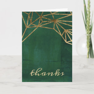 Gold and Green Jungle Web Card