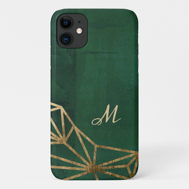 Gold and Green Jungle Web Case-Mate iPhone Case (Back)