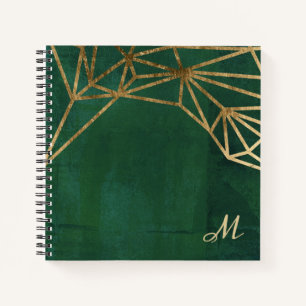 Gold and Green Jungle Web Notebook
