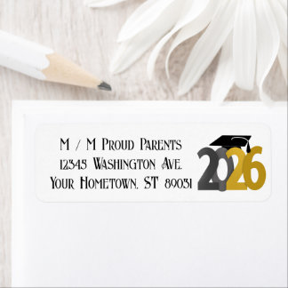 Gold and Grey Class of 2026 Graduation