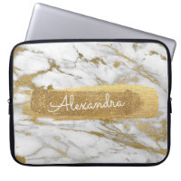Gold and Marble with Gold Foil and Glitter