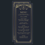 Gold and Navy Elegant Tarot Card Wedding<br><div class="desc">Elegant and modern wedding design inspired by a tarot card. Design is not real foil. You can customise this further by clicking on the "PERSONALIZE" button. Matching Items in our shop for a complete party theme. For further questions please contact us at ThePaperieGarden@gmail.com</div>