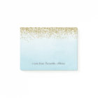 Gold and Ombre Blue Notes