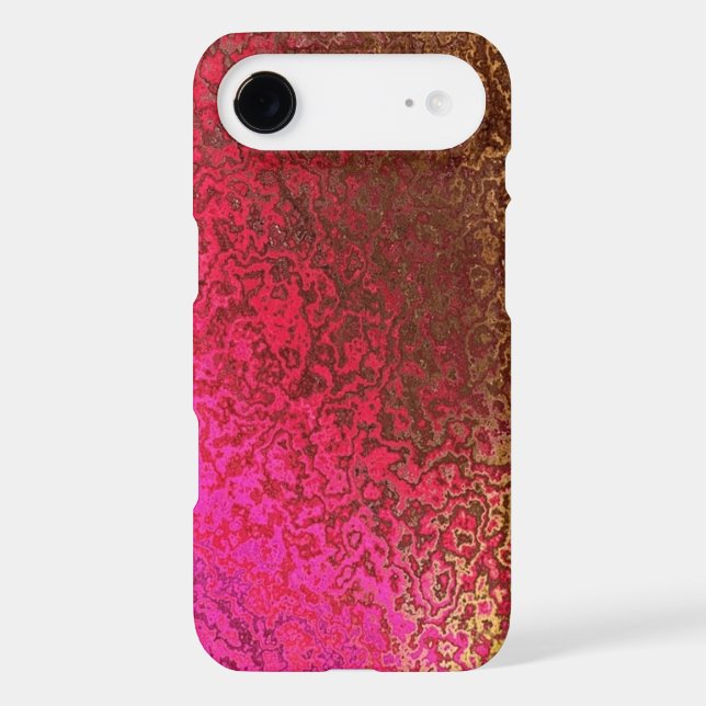 Gold and Pink Shimmer Case-Mate iPhone Case (Back)