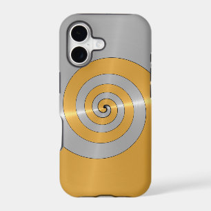 Gold and Platinum Stainless Shiny Metal Spiral 3