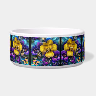 Gold and Purple Pansy Patch