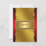 Gold and Red Art Deco Bar Mitzvah RSVP<br><div class="desc">Gold and Red Art Deco Bar Mitzvah RSVP jewish boy,  bar mitzvah,  torah scroll,  star of david,  bar mitzvah ceremony,  torah,  worship,  shabbat,  confirmation 13,  jewish coming of age ceremonies,  ritual,  service,  jewish,  shabbos,  sabbath,  judaism,  judaica,  judaic,  jew</div>