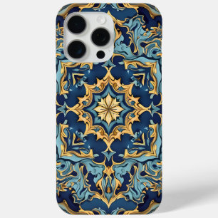 Gold and ruby engraving iPhone 15 pro max case
