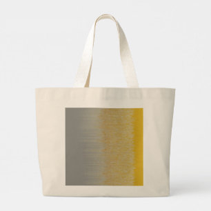 Gold and Silver Assembly Large Tote Bag