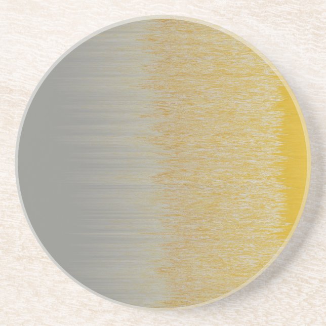 Gold and Silver Assembly Sandstone Coaster (Front)