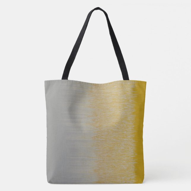 Gold and Silver Assembly  Tote Bag (Back)